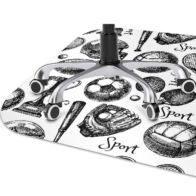 Office chair mat Sports themes