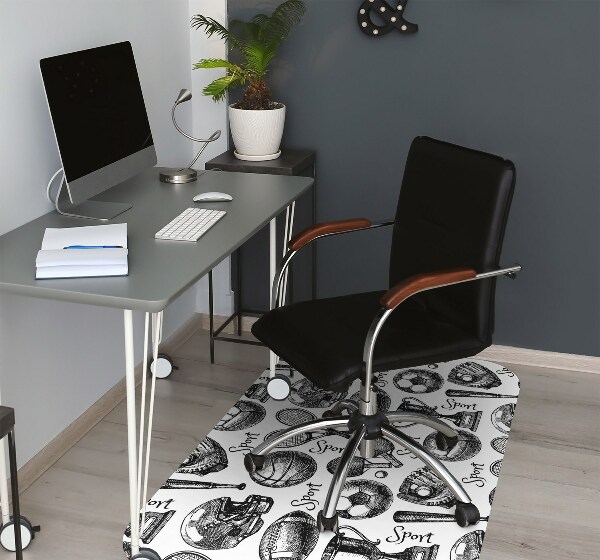 Office chair mat Sports themes