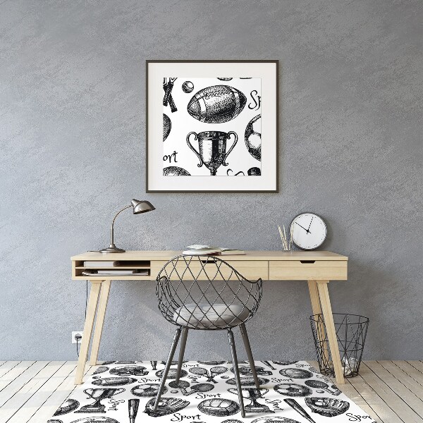 Office chair mat Sports themes