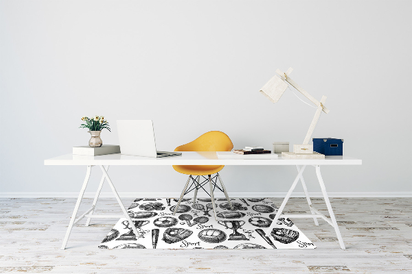 Office chair mat Sports themes