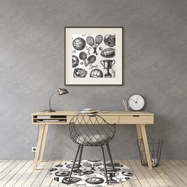 Office chair mat Sports themes