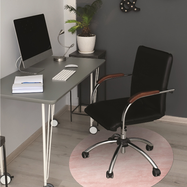 Office chair mat pink texture