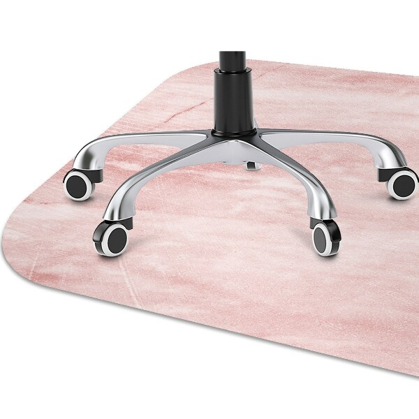 Office chair mat pink texture