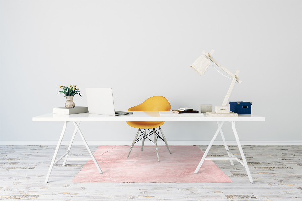 Office chair mat pink texture