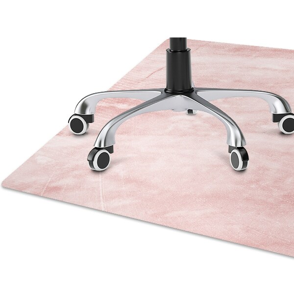 Office chair mat pink texture