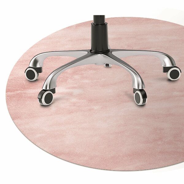 Office chair mat pink texture