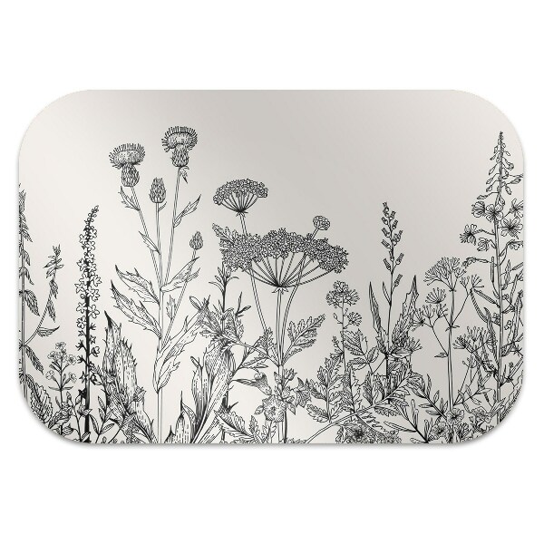Office chair floor protector A field meadow