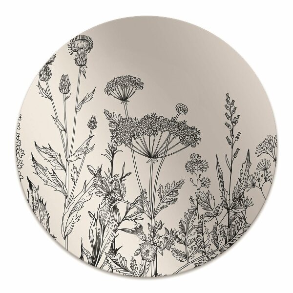 Office chair floor protector A field meadow