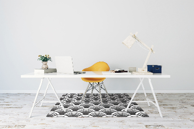 Office chair mat Scallop ombre