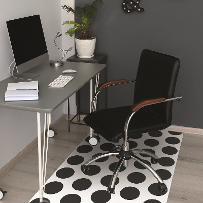 Office chair floor protector Pattern dots