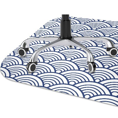 Desk chair mat Scallop