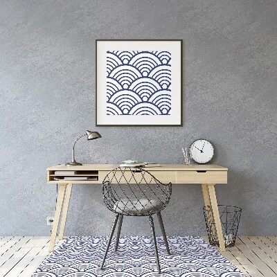 Desk chair mat Scallop