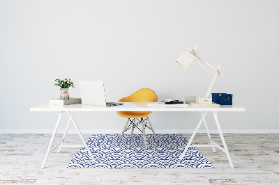 Desk chair mat Scallop