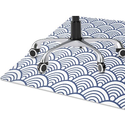 Desk chair mat Scallop