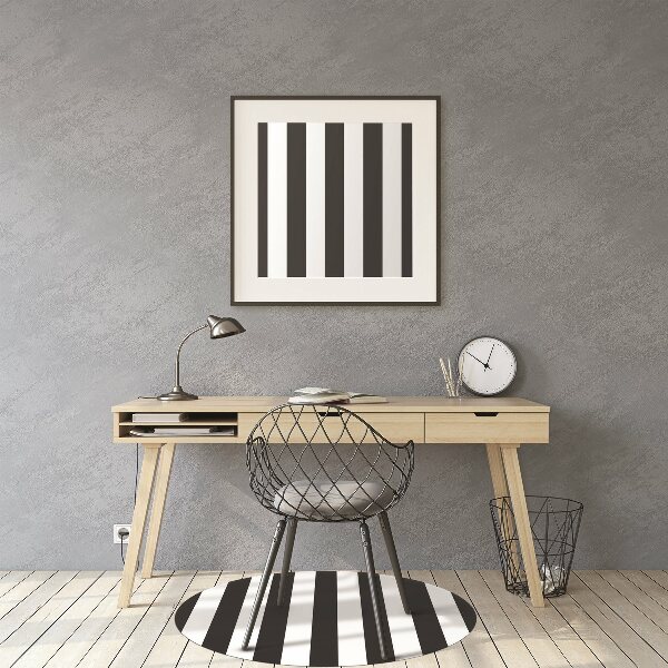 Computer chair mat Striped pattern