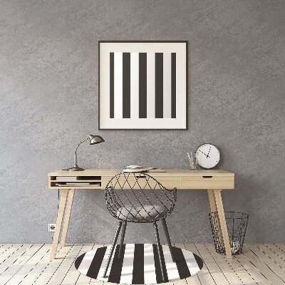 Computer chair mat Striped pattern