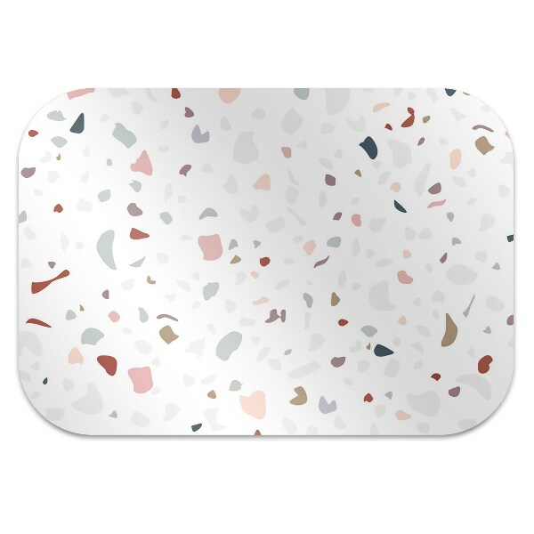 Office chair mat colored spots