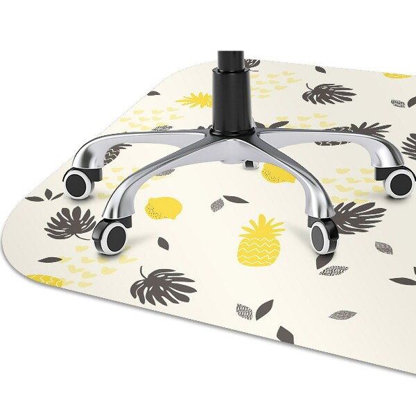 Office chair mat pineapples