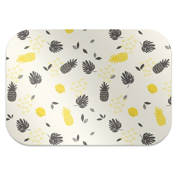 Office chair mat pineapples