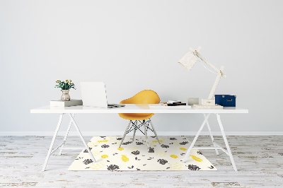 Office chair mat pineapples