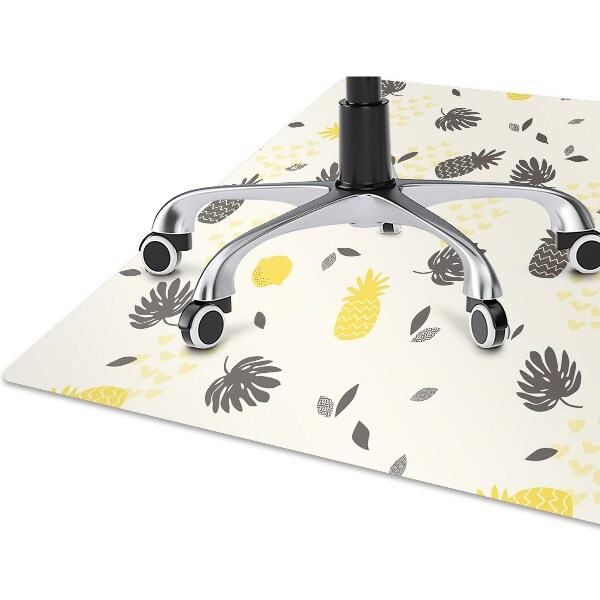 Office chair mat pineapples
