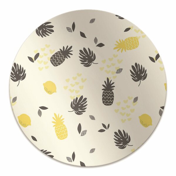Office chair mat pineapples