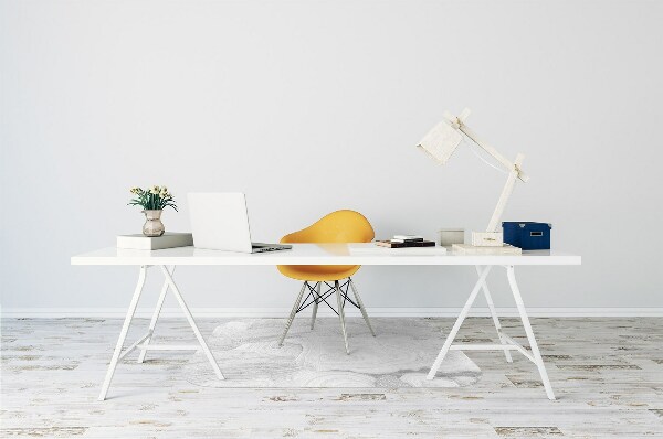 Desk chair mat Stone pattern