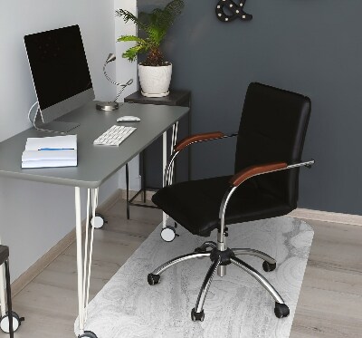 Desk chair mat Stone pattern