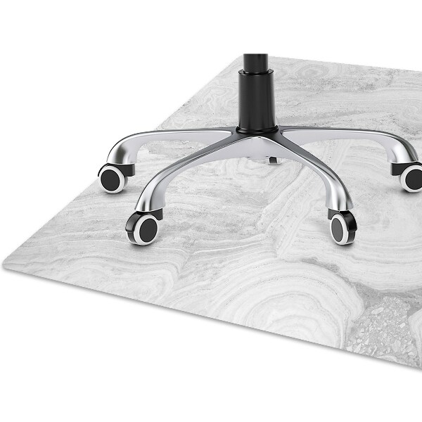 Desk chair mat Stone pattern