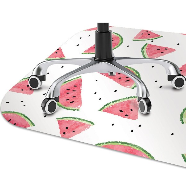 Office chair mat Watermelon rain