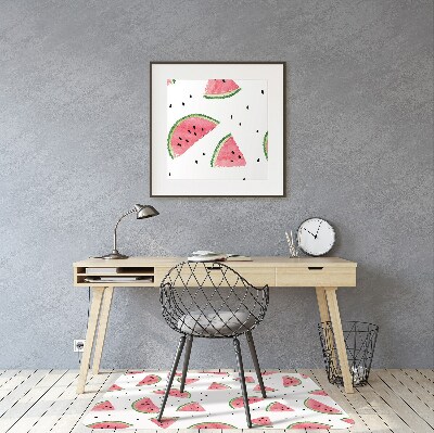 Office chair mat Watermelon rain