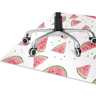 Office chair mat Watermelon rain