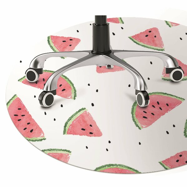 Office chair mat Watermelon rain