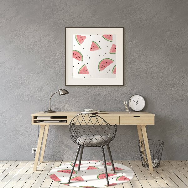 Office chair mat Watermelon rain