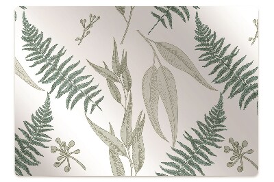 Office chair mat Fern