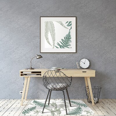 Office chair mat Fern