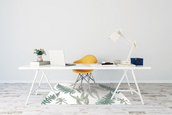 Office chair mat Fern
