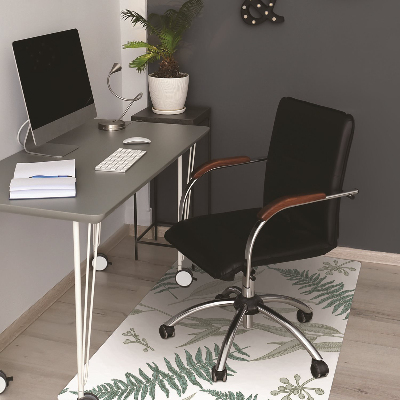 Office chair mat Fern