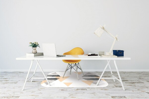 Office chair mat lake landscape