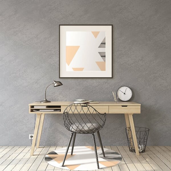 Office chair mat lake landscape
