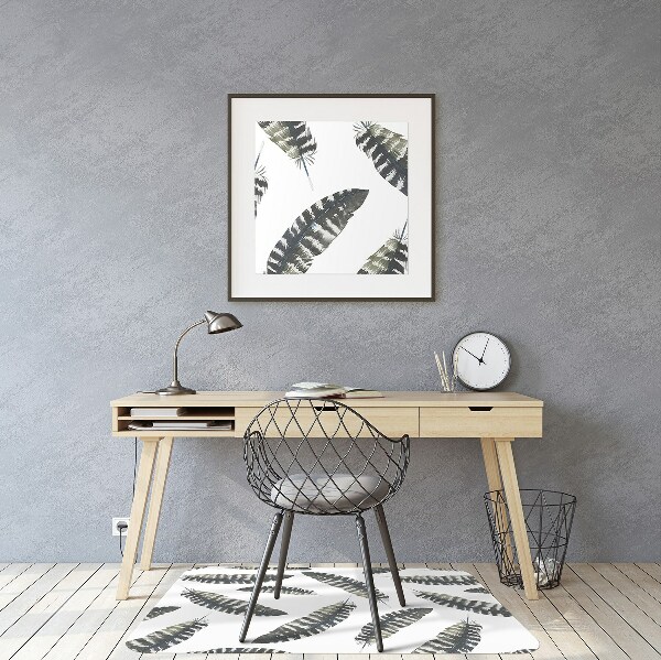 Office chair floor protector Pen in style of Boho