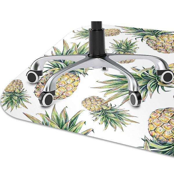 Office chair mat pineapples