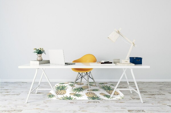 Office chair mat pineapples