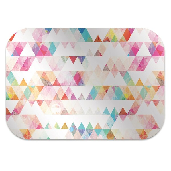 Office chair floor protector geometry of triangles