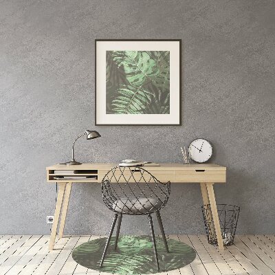 Chair mat Tropical Monstera