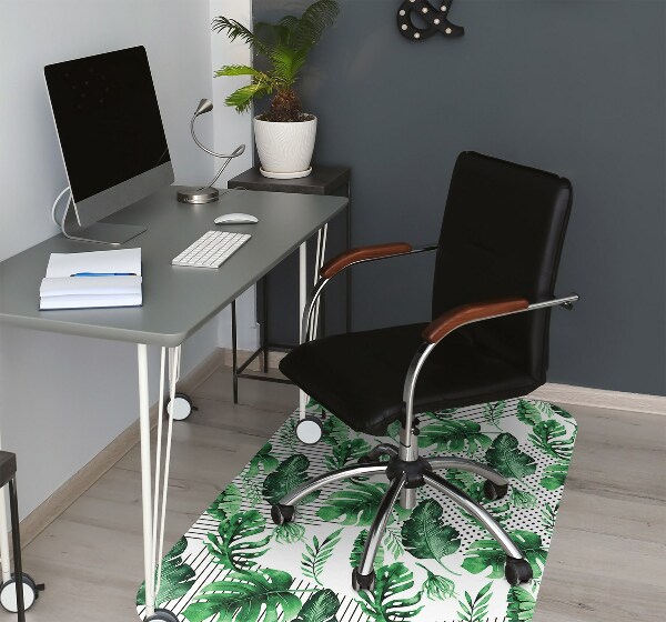 Office chair mat Dots and dashes