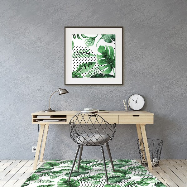 Office chair mat Dots and dashes