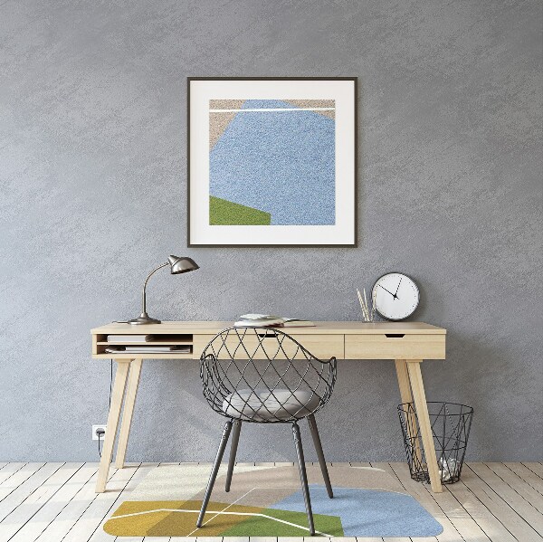 Chair mat Geometric figures
