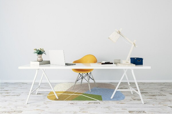 Chair mat Geometric figures