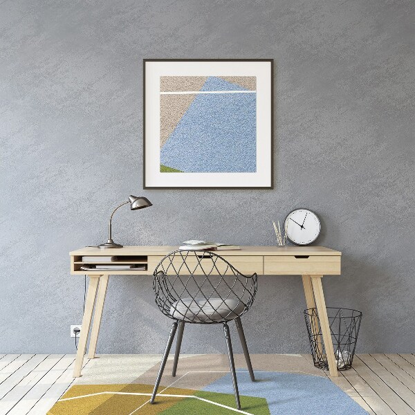 Chair mat Geometric figures
